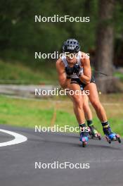 15.08.2024, Ulrichen, Switzerland (SUI): Laura Gimmler (GER) - Cross-Country summer training, Ulrichen (SUI). www.nordicfocus.com. © Manzoni/NordicFocus. Every downloaded picture is fee-liable.