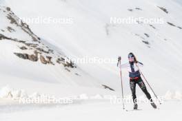 18.06.2024, Tignes, France (FRA): Mélissa Gal (FRA) - Cross-Country summer training, Tignes (FRA). www.nordicfocus.com. © Authamayou/NordicFocus. Every downloaded picture is fee-liable.