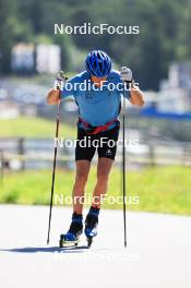 06.08.2024, Lenzerheide, Switzerland (SUI): Toni Livers (SUI) - Cross-Country summer training, Lenzerheide (SUI). www.nordicfocus.com. © Manzoni/NordicFocus. Every downloaded picture is fee-liable.