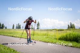 09.07.2024, Lavaze, Italy (ITA): Nicole Monsorno (ITA) - Cross-Country summer training, Lavaze (ITA). www.nordicfocus.com. © Vanzetta/NordicFocus. Every downloaded picture is fee-liable.