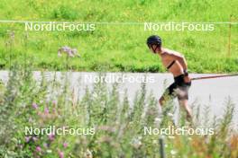 06.08.2024, Lenzerheide, Switzerland (SUI): Nicola Wigger (SUI) - Cross-Country summer training, Lenzerheide (SUI). www.nordicfocus.com. © Manzoni/NordicFocus. Every downloaded picture is fee-liable.