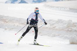 18.06.2024, Tignes, France (FRA): Léna Quintin (FRA) - Cross-Country summer training, Tignes (FRA). www.nordicfocus.com. © Authamayou/NordicFocus. Every downloaded picture is fee-liable.