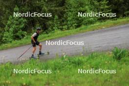 21.06.2024, Les Diablerets, Switzerland (SUI): Valerio Grond (SUI) - Cross-Country summer training, Les Diablerets (SUI). www.nordicfocus.com. © Manzoni/NordicFocus. Every downloaded picture is fee-liable.