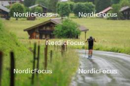 21.06.2024, Les Diablerets, Switzerland (SUI): Valerio Grond (SUI) - Cross-Country summer training, Les Diablerets (SUI). www.nordicfocus.com. © Manzoni/NordicFocus. Every downloaded picture is fee-liable.