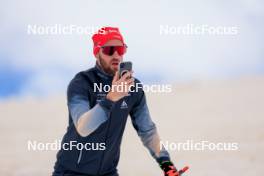 22.06.2024, Les Diablerets, Switzerland (SUI): Erik Braten Guidon (NOR), coach Team Switzerland - Cross-Country summer training on the Glacier 3000, Les Diablerets (SUI). www.nordicfocus.com. © Manzoni/NordicFocus. Every downloaded picture is fee-liable.