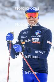 14.10.2024, Ramsau am Dachstein, Austria (AUT): Francesco De Fabiani (ITA) - Cross-Country summer training, Dachsteinglacier, Ramsau am Dachstein (AUT). www.nordicfocus.com. © Manzoni/NordicFocus. Every downloaded picture is fee-liable.