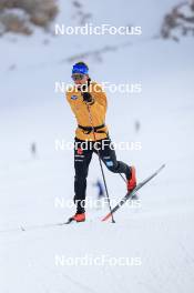 14.10.2024, Ramsau am Dachstein, Austria (AUT): Anian Sossau (GER) - Cross-Country summer training, Dachsteinglacier, Ramsau am Dachstein (AUT). www.nordicfocus.com. © Manzoni/NordicFocus. Every downloaded picture is fee-liable.