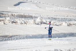 19.06.2024, Tignes, France (FRA): Léna Quintin (FRA) - Cross-Country summer training, Tignes (FRA). www.nordicfocus.com. © Authamayou/NordicFocus. Every downloaded picture is fee-liable.