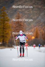 09.11.2024, Bessans, France (FRA): Hugo Lapalus (FRA) - Cross-Country summer training, Bessans (FRA). www.nordicfocus.com. © Authamayou/NordicFocus. Every downloaded picture is fee-liable.