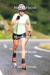 14.08.2024, Ulrichen, Switzerland (SUI): Victoria Carl (GER) - Cross-Country summer training, Ulrichen (SUI). www.nordicfocus.com. © Manzoni/NordicFocus. Every downloaded picture is fee-liable.