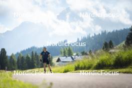 09.07.2024, Lavaze, Italy (ITA): Cyril Faehndrich (SUI) - Cross-Country summer training, Lavaze (ITA). www.nordicfocus.com. © Vanzetta/NordicFocus. Every downloaded picture is fee-liable.