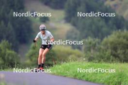 15.08.2024, Ulrichen, Switzerland (SUI): Victoria Carl (GER) - Cross-Country summer training, Ulrichen (SUI). www.nordicfocus.com. © Manzoni/NordicFocus. Every downloaded picture is fee-liable.