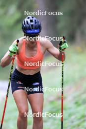 15.08.2024, Ulrichen, Switzerland (SUI): Katharina Hennig (GER) - Cross-Country summer training, Ulrichen (SUI). www.nordicfocus.com. © Manzoni/NordicFocus. Every downloaded picture is fee-liable.