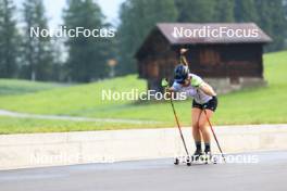 14.08.2024, Ulrichen, Switzerland (SUI): Katharina Hennig (GER) - Cross-Country summer training, Ulrichen (SUI). www.nordicfocus.com. © Manzoni/NordicFocus. Every downloaded picture is fee-liable.