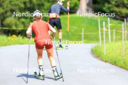 04.06.2024, Lenzerheide, Switzerland (SUI): Nadia Kaelin (SUI) - Cross-Country training, Lenzerheide (SUI). www.nordicfocus.com. © Manzoni/NordicFocus. Every downloaded picture is fee-liable.