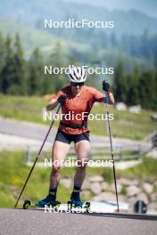 09.07.2024, Lavaze, Italy (ITA): Nadine Faehndrich (SUI) - Cross-Country summer training, Lavaze (ITA). www.nordicfocus.com. © Vanzetta/NordicFocus. Every downloaded picture is fee-liable.