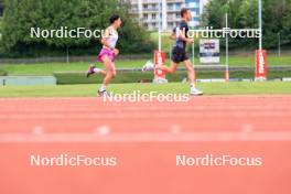 03.07.2024, Saint-Claude, France (FRA): Candide Pralong (SUI), Team Nordic Experience - Cross-Country summer training, Sainte-Claude (FRA). www.nordicfocus.com. © Manzoni/NordicFocus. Every downloaded picture is fee-liable.