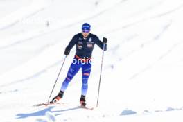 14.10.2024, Ramsau am Dachstein, Austria (AUT): Federico Pellegrino (ITA) - Cross-Country summer training, Dachsteinglacier, Ramsau am Dachstein (AUT). www.nordicfocus.com. © Manzoni/NordicFocus. Every downloaded picture is fee-liable.