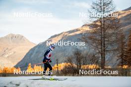 09.11.2024, Bessans, France (FRA): Julie Pierrel (FRA) - Cross-Country summer training, Bessans (FRA). www.nordicfocus.com. © Authamayou/NordicFocus. Every downloaded picture is fee-liable.