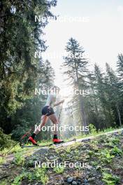 14.08.2024, Ulrichen, Switzerland (SUI): Victoria Carl (GER) - Cross-Country summer training, Ulrichen (SUI). www.nordicfocus.com. © Manzoni/NordicFocus. Every downloaded picture is fee-liable.