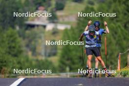 14.08.2024, Ulrichen, Switzerland (SUI): Lucas Boegl (GER) - Cross-Country summer training, Ulrichen (SUI). www.nordicfocus.com. © Manzoni/NordicFocus. Every downloaded picture is fee-liable.