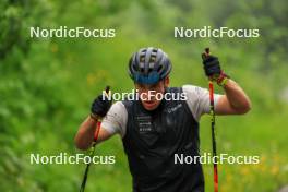 21.06.2024, Les Diablerets, Switzerland (SUI): Valerio Grond (SUI) - Cross-Country summer training, Les Diablerets (SUI). www.nordicfocus.com. © Manzoni/NordicFocus. Every downloaded picture is fee-liable.