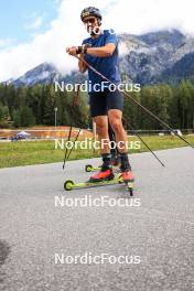 10.09.2024, Lenzerheide, Switzerland (SUI): Jonas Baumann (SUI) - Cross-Country training, Lenzerheide (SUI). www.nordicfocus.com. © Manzoni/NordicFocus. Every downloaded picture is fee-liable.