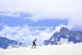 22.06.2024, Les Diablerets, Switzerland (SUI): Nicola Wigger (SUI) - Cross-Country summer training on the Glacier 3000, Les Diablerets (SUI). www.nordicfocus.com. © Manzoni/NordicFocus. Every downloaded picture is fee-liable.