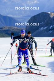 14.10.2024, Ramsau am Dachstein, Austria (AUT): Federico Pellegrino (ITA) - Cross-Country summer training, Dachsteinglacier, Ramsau am Dachstein (AUT). www.nordicfocus.com. © Manzoni/NordicFocus. Every downloaded picture is fee-liable.