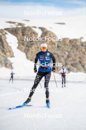 18.06.2024, Tignes, France (FRA): Delphine Claudel (FRA) - Cross-Country summer training, Tignes (FRA). www.nordicfocus.com. © Authamayou/NordicFocus. Every downloaded picture is fee-liable.