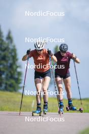 09.07.2024, Lavaze, Italy (ITA): Nadine Faehndrich (SUI) - Cross-Country summer training, Lavaze (ITA). www.nordicfocus.com. © Vanzetta/NordicFocus. Every downloaded picture is fee-liable.