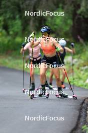 15.08.2024, Ulrichen, Switzerland (SUI): Katharina Hennig (GER) - Cross-Country summer training, Ulrichen (SUI). www.nordicfocus.com. © Manzoni/NordicFocus. Every downloaded picture is fee-liable.