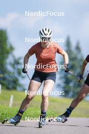 09.07.2024, Lavaze, Italy (ITA): Nadine Faehndrich (SUI) - Cross-Country summer training, Lavaze (ITA). www.nordicfocus.com. © Vanzetta/NordicFocus. Every downloaded picture is fee-liable.