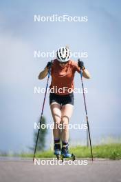 09.07.2024, Lavaze, Italy (ITA): Nadine Faehndrich (SUI) - Cross-Country summer training, Lavaze (ITA). www.nordicfocus.com. © Vanzetta/NordicFocus. Every downloaded picture is fee-liable.