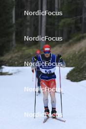 06.11.2024, Davos, Switzerland (SUI): Luc Cottier (SUI) - Cross-Country training, snowfarming track, Davos (SUI). www.nordicfocus.com. © Manzoni/NordicFocus. Every downloaded picture is fee-liable.