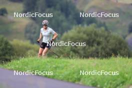 15.08.2024, Ulrichen, Switzerland (SUI): Victoria Carl (GER) - Cross-Country summer training, Ulrichen (SUI). www.nordicfocus.com. © Manzoni/NordicFocus. Every downloaded picture is fee-liable.