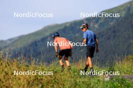 15.08.2024, Ulrichen, Switzerland (SUI): Albert Kuchler (GER) - Cross-Country summer training, Ulrichen (SUI). www.nordicfocus.com. © Manzoni/NordicFocus. Every downloaded picture is fee-liable.