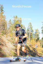 12.10.2024, Ramsau am Dachstein, Austria (AUT): Alexander Brandner (GER) - Cross-Country summer training, Ramsau am Dachstein (AUT). www.nordicfocus.com. © Manzoni/NordicFocus. Every downloaded picture is fee-liable.