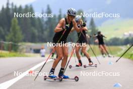 15.08.2024, Ulrichen, Switzerland (SUI): Sofie Krehl (GER) - Cross-Country summer training, Ulrichen (SUI). www.nordicfocus.com. © Manzoni/NordicFocus. Every downloaded picture is fee-liable.