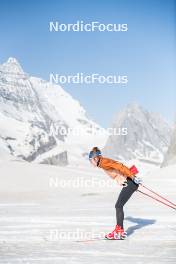 19.06.2024, Tignes, France (FRA): Maelle Veyre (FRA) - Cross-Country summer training, Tignes (FRA). www.nordicfocus.com. © Authamayou/NordicFocus. Every downloaded picture is fee-liable.