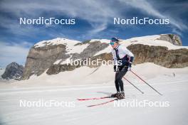 18.06.2024, Tignes, France (FRA): Maelle Veyre (FRA) - Cross-Country summer training, Tignes (FRA). www.nordicfocus.com. © Authamayou/NordicFocus. Every downloaded picture is fee-liable.