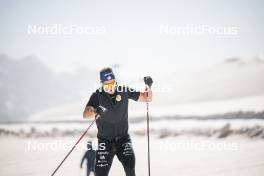 19.06.2024, Tignes, France (FRA): Jules Chappaz (FRA) - Cross-Country summer training, Tignes (FRA). www.nordicfocus.com. © Authamayou/NordicFocus. Every downloaded picture is fee-liable.