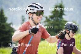 09.07.2024, Lavaze, Italy (ITA): Nadine Faehndrich (SUI) - Cross-Country summer training, Lavaze (ITA). www.nordicfocus.com. © Vanzetta/NordicFocus. Every downloaded picture is fee-liable.