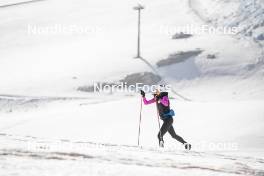 19.06.2024, Tignes, France (FRA): Delphine Claudel (FRA) - Cross-Country summer training, Tignes (FRA). www.nordicfocus.com. © Authamayou/NordicFocus. Every downloaded picture is fee-liable.