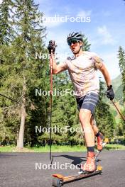 15.08.2024, Ulrichen, Switzerland (SUI): Janosch Brugger (GER) - Cross-Country summer training, Ulrichen (SUI). www.nordicfocus.com. © Manzoni/NordicFocus. Every downloaded picture is fee-liable.