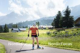 09.07.2024, Lavaze, Italy (ITA): Nadine Faehndrich (SUI) - Cross-Country summer training, Lavaze (ITA). www.nordicfocus.com. © Vanzetta/NordicFocus. Every downloaded picture is fee-liable.