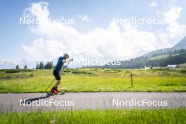 09.07.2024, Lavaze, Italy (ITA): Cyril Faehndrich (SUI) - Cross-Country summer training, Lavaze (ITA). www.nordicfocus.com. © Vanzetta/NordicFocus. Every downloaded picture is fee-liable.