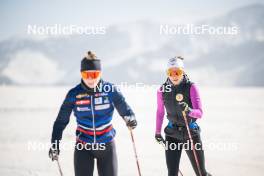 19.06.2024, Tignes, France (FRA): Delphine Claudel (FRA) - Cross-Country summer training, Tignes (FRA). www.nordicfocus.com. © Authamayou/NordicFocus. Every downloaded picture is fee-liable.