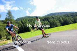 14.08.2024, Ulrichen, Switzerland (SUI): Janosch Brugger (GER) - Cross-Country summer training, Ulrichen (SUI). www.nordicfocus.com. © Manzoni/NordicFocus. Every downloaded picture is fee-liable.