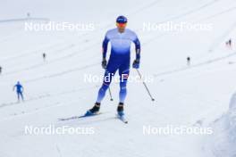 14.10.2024, Ramsau am Dachstein, Austria (AUT): Francesco De Fabiani (ITA) - Cross-Country summer training, Dachsteinglacier, Ramsau am Dachstein (AUT). www.nordicfocus.com. © Manzoni/NordicFocus. Every downloaded picture is fee-liable.